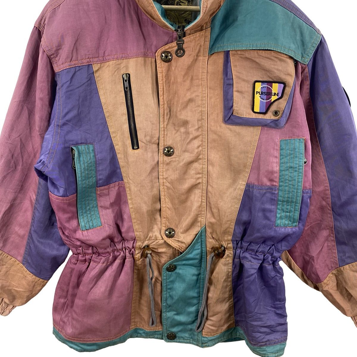Vintage Vintage PURSER LINE SKI Jacket Parka Retro 80s Snowboard Size US XXL / EU 58 / 5 - 6 Thumbnail