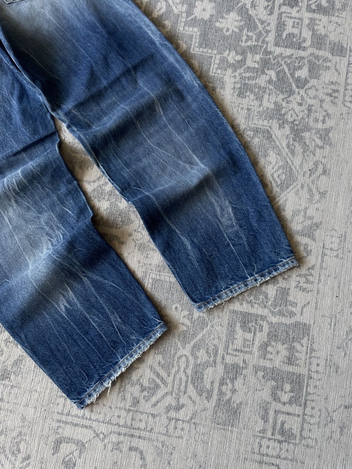 Vintage Vintage Baggy Jeans Faded Mud Washed Avant Garde Japanese Size US 32 / EU 48 - 12 Thumbnail