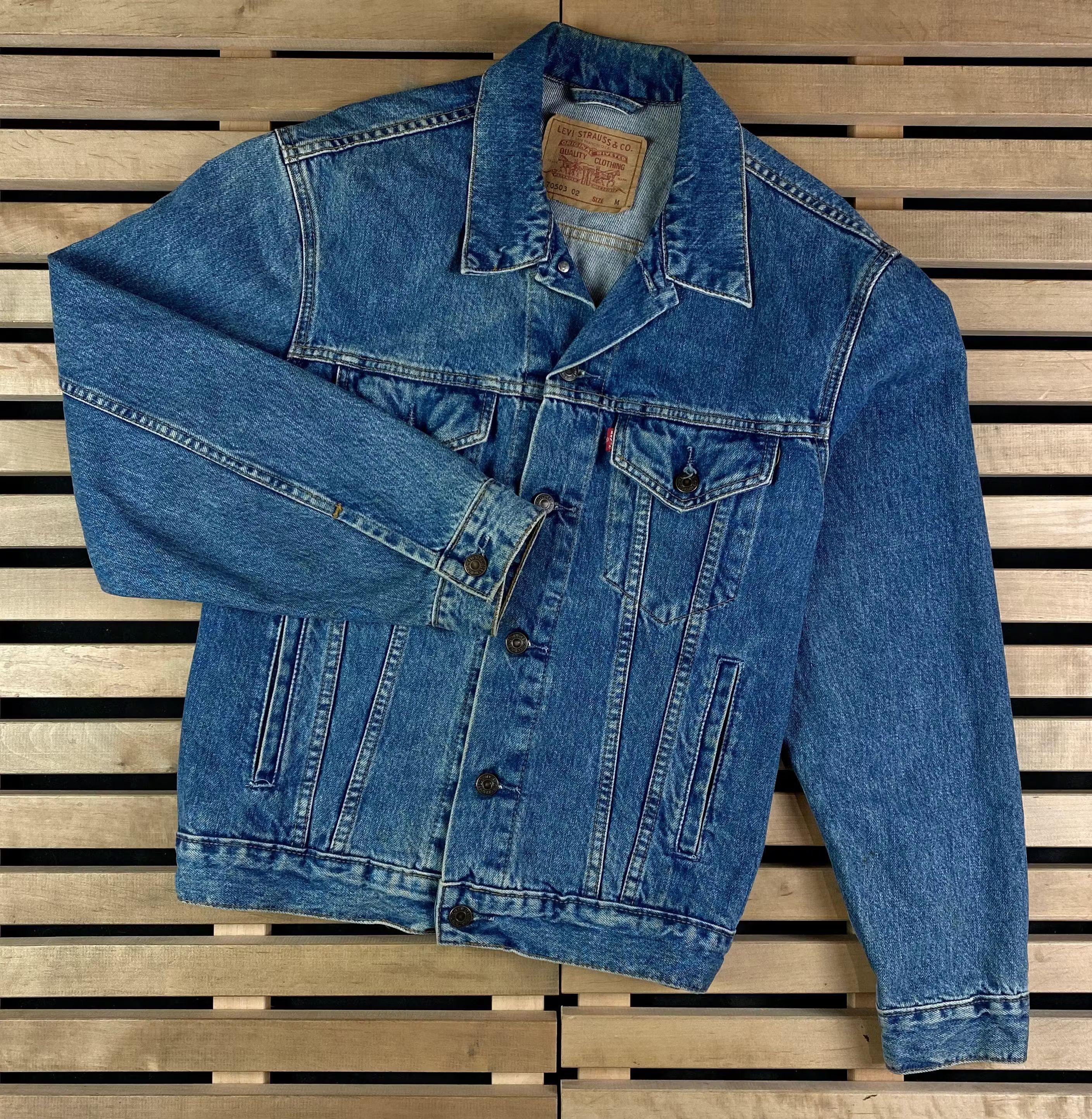 Levi's × Levi's Vintage Clothing × Vintage Mens Vintage Levi’s Jeans Jacket Size M Size US M / EU 48-50 / 2 - 1 Thumbnail