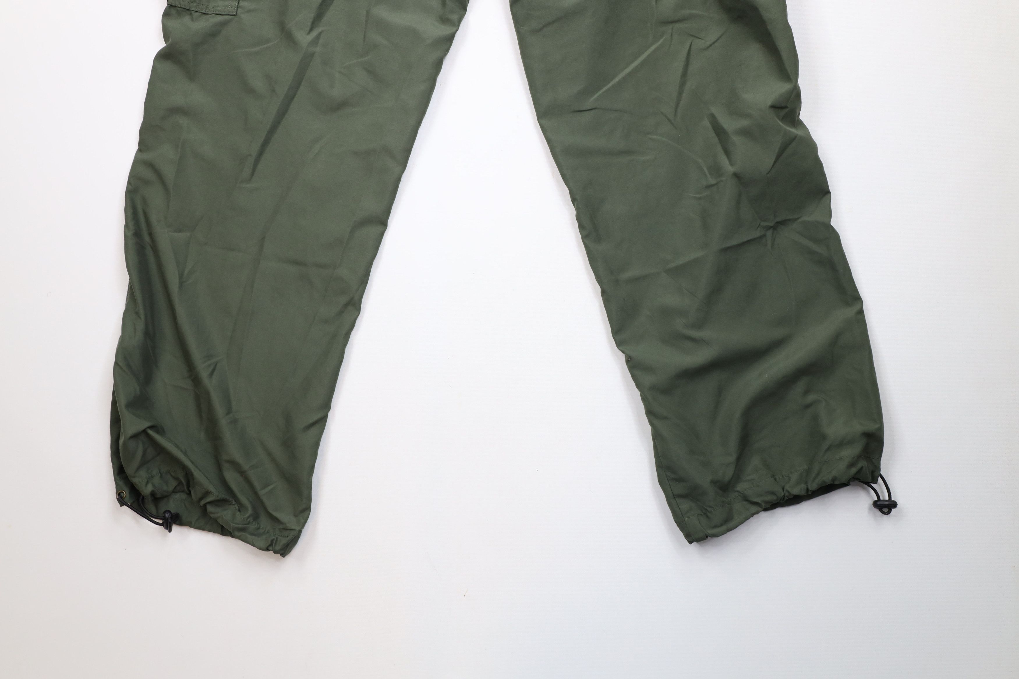 Vintage Vintage 90s Y2K Streetwear Baggy Wide Leg Cargo Pants Green Size US 32 / EU 48 - 13 Thumbnail