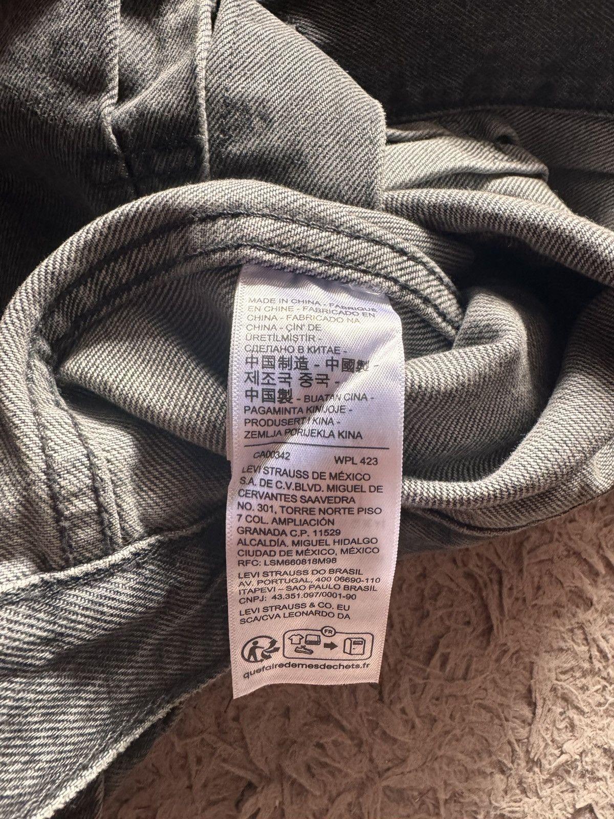 Undercover Levi’s x Undercover Type 1 “Giz” Grey Jacket Size US M / EU 48-50 / 2 - 9 Thumbnail