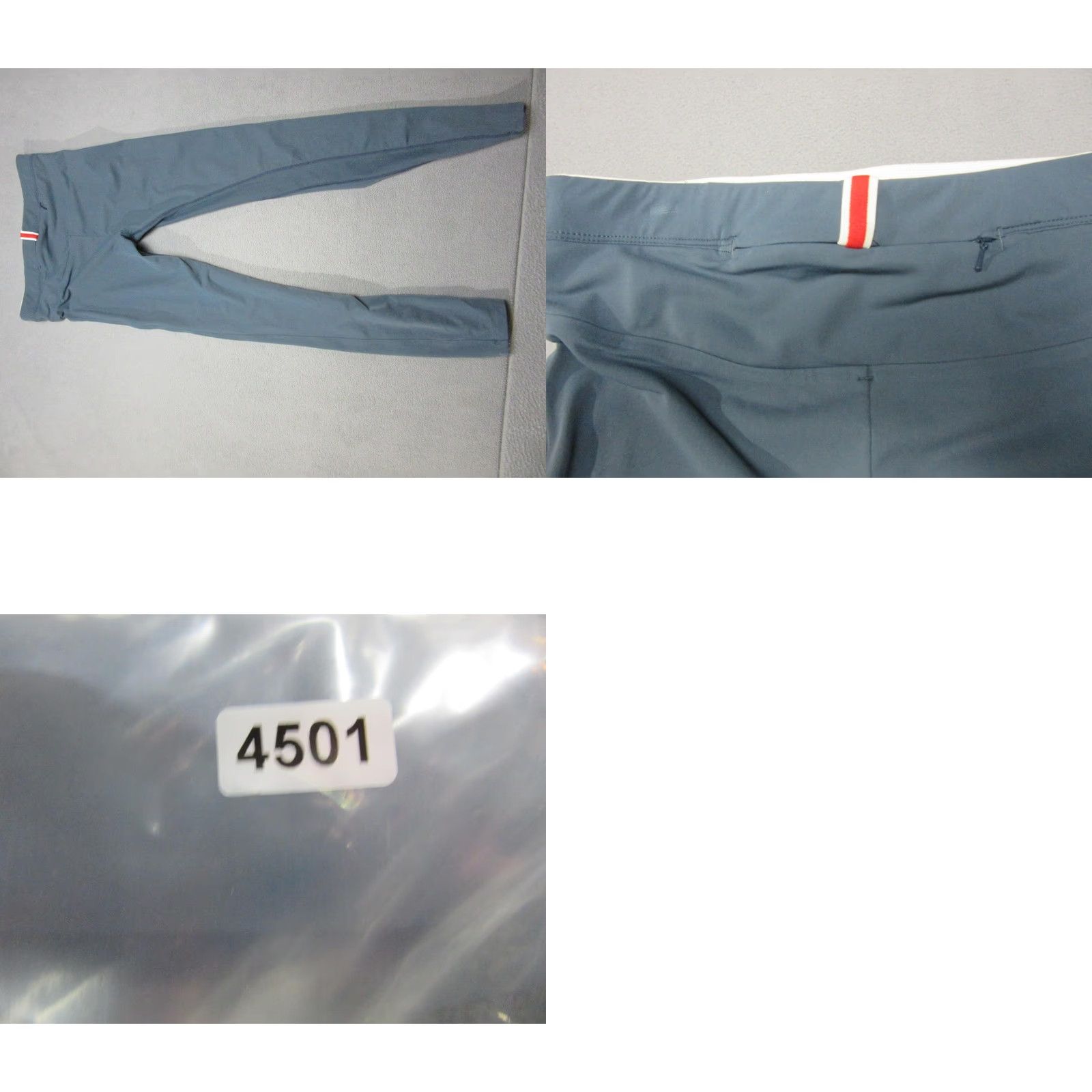 Vintage Tracksmith Leggings Womens Large Blue Compression Running Athletic Stretch Size 36" / US 14 / IT 50 - 8 Thumbnail