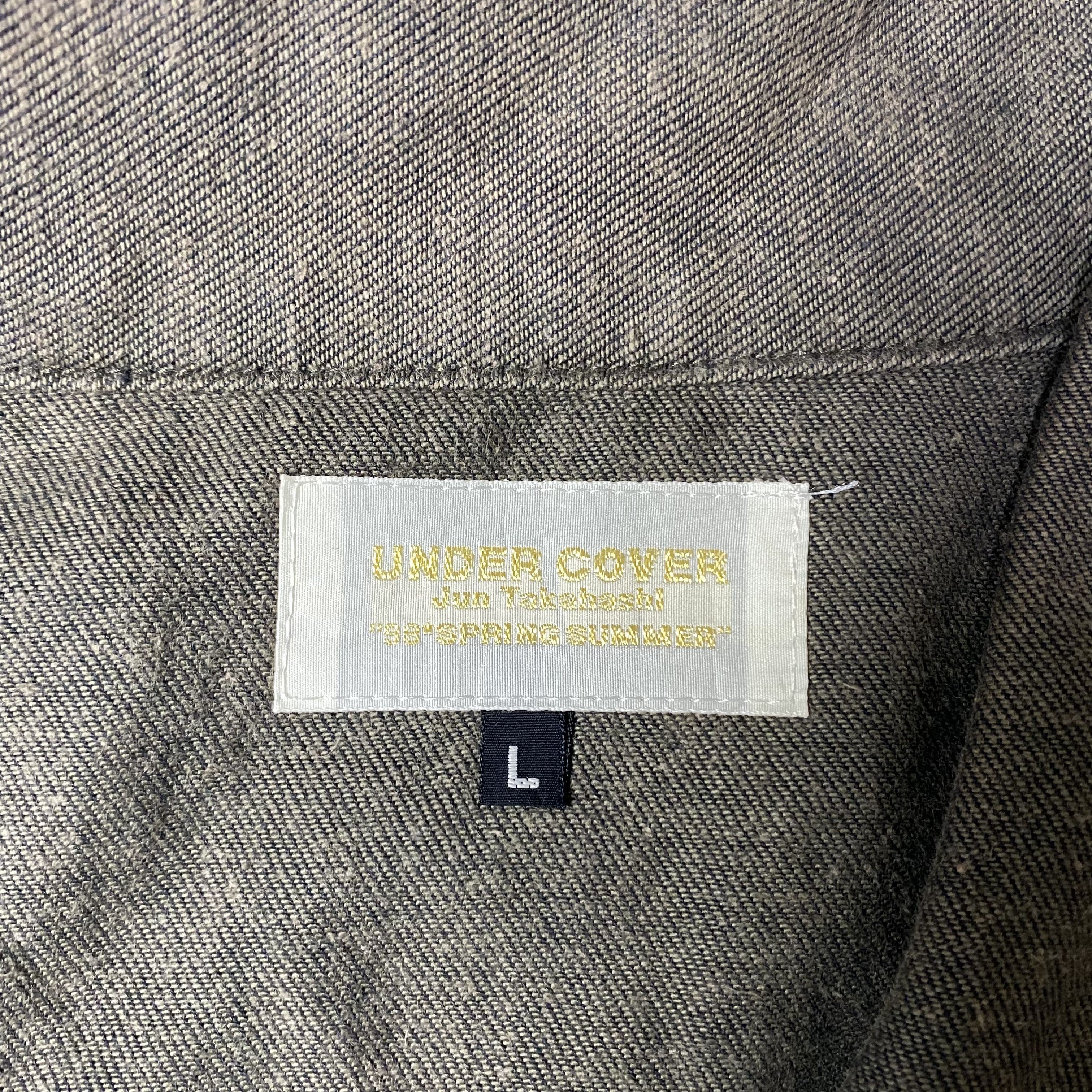 Undercover undercover 98ss curved cut denim jacket Size US L / EU 52-54 / 3 - 6 Thumbnail