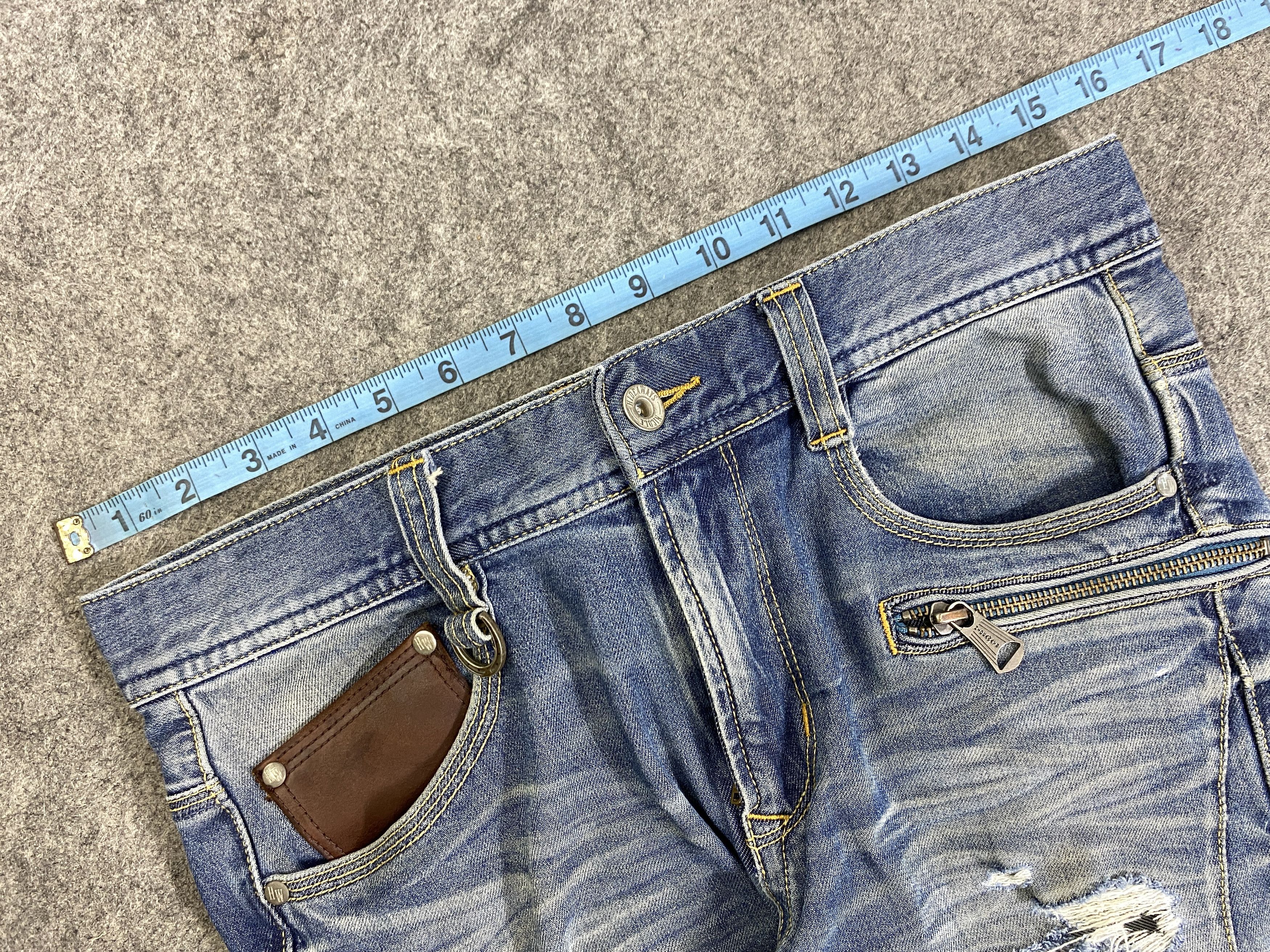 Japanese Brand Faded Blue Vintage Nicole Jeans 32x29 Denim- JN3264 Size US 32 / EU 48 - 5 Thumbnail