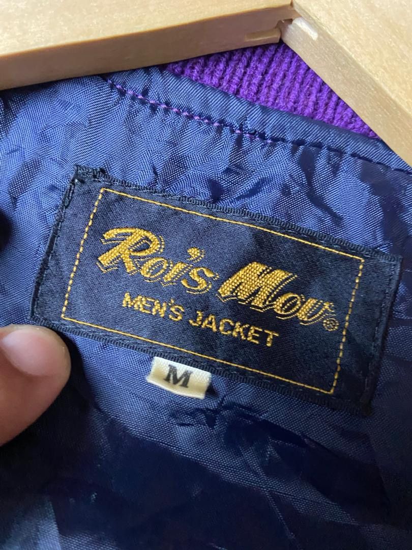 Japanese Brand Rois Mou Brand Wool Varsity Jacket (178) Size US M / EU 48-50 / 2 - 3 Thumbnail