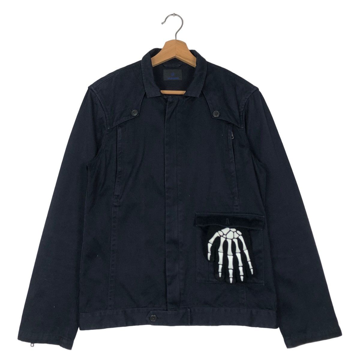 Hysteric Glamour 🔥Asymmetric Pocket Chore Biker Jacket Custom Culture Japan Size US M / EU 48-50 / 2 - 2 Thumbnail