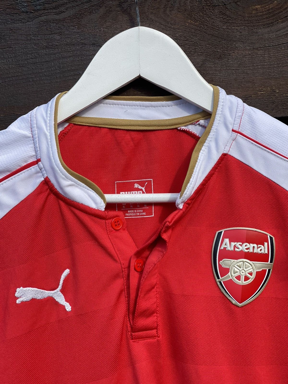Puma 2015 Puma Arsenal Soccer jersey Size US XL / EU 56 / 4 - 8 Thumbnail