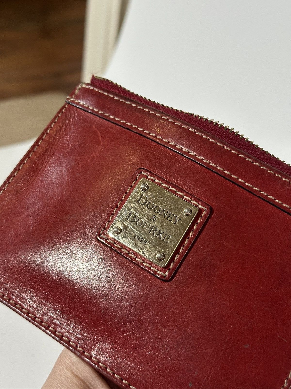 Dooney & Bourke Red leather Wristlet Size ONE SIZE - 1 Thumbnail