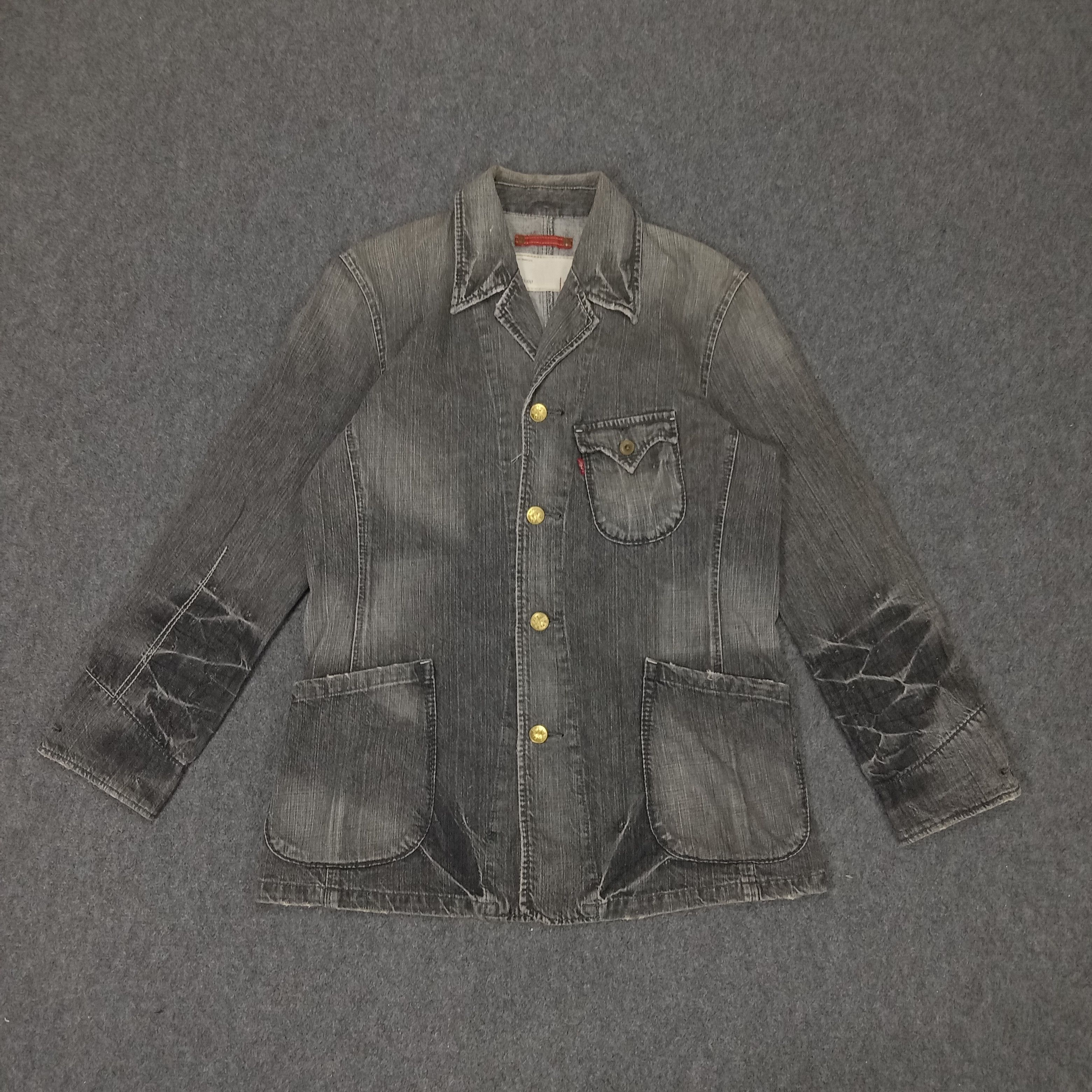 Levi's Vintage Clothing × Vintage Levi's American Punk Style Denim Jacket Size US M / EU 48-50 / 2 - 1 Thumbnail