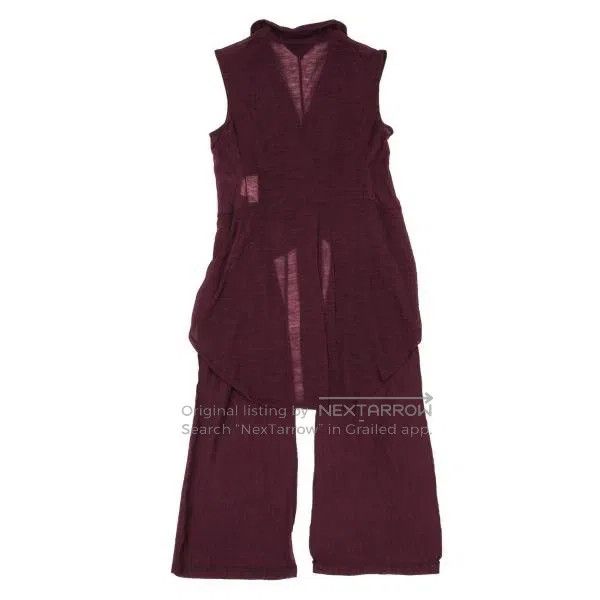Comme des Garcons Comme Des Garcons Maroon Vintage Deformable Vest Size M / US 6-8 / IT 42-44 - 3 Thumbnail