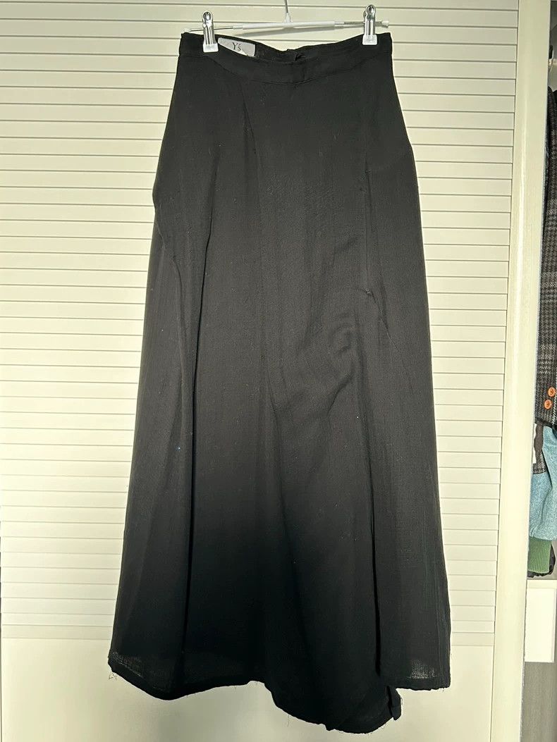 Yohji Yamamoto Yohji Yamamoto size os Dark Black Wind Twisted Design Irre Size 25" / US 0 / IT 36 - 3 Thumbnail