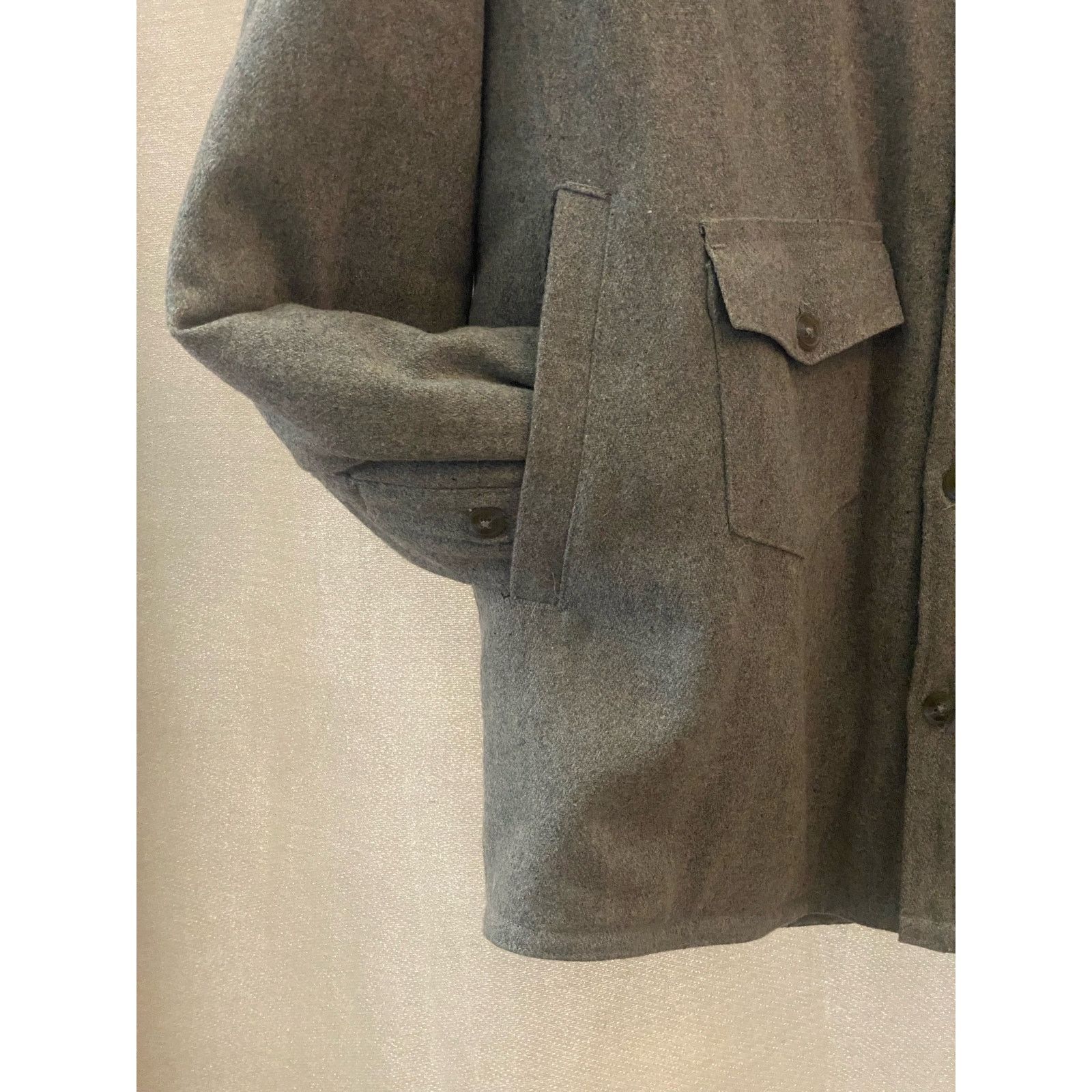 IN4MATION vtg IN4MATION Wool Shirt Jacket m large Size US L / EU 52-54 / 3 - 5 Thumbnail