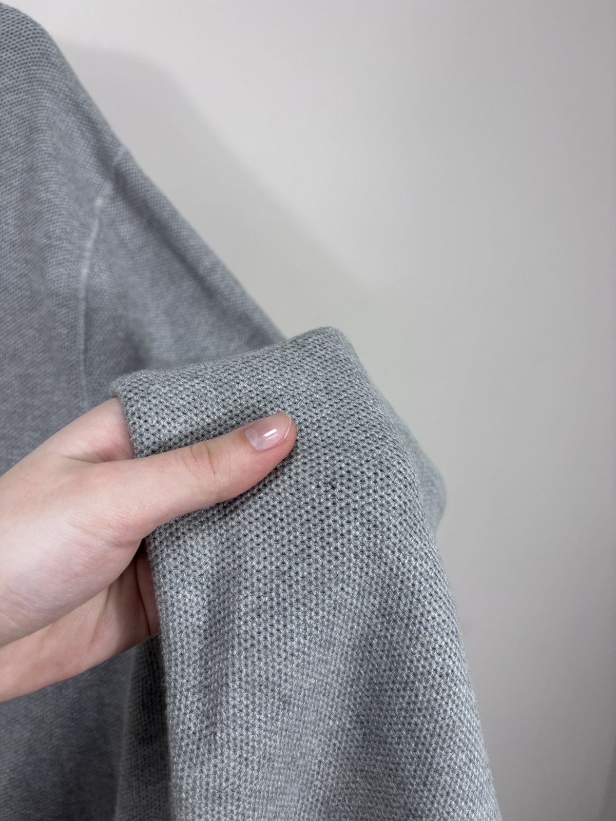 Polo Ralph Lauren Polo Ralph Lauren Men’s Grey Pima Cotton Full Zip Sweater Size US XL / EU 56 / 4 - 8 Thumbnail