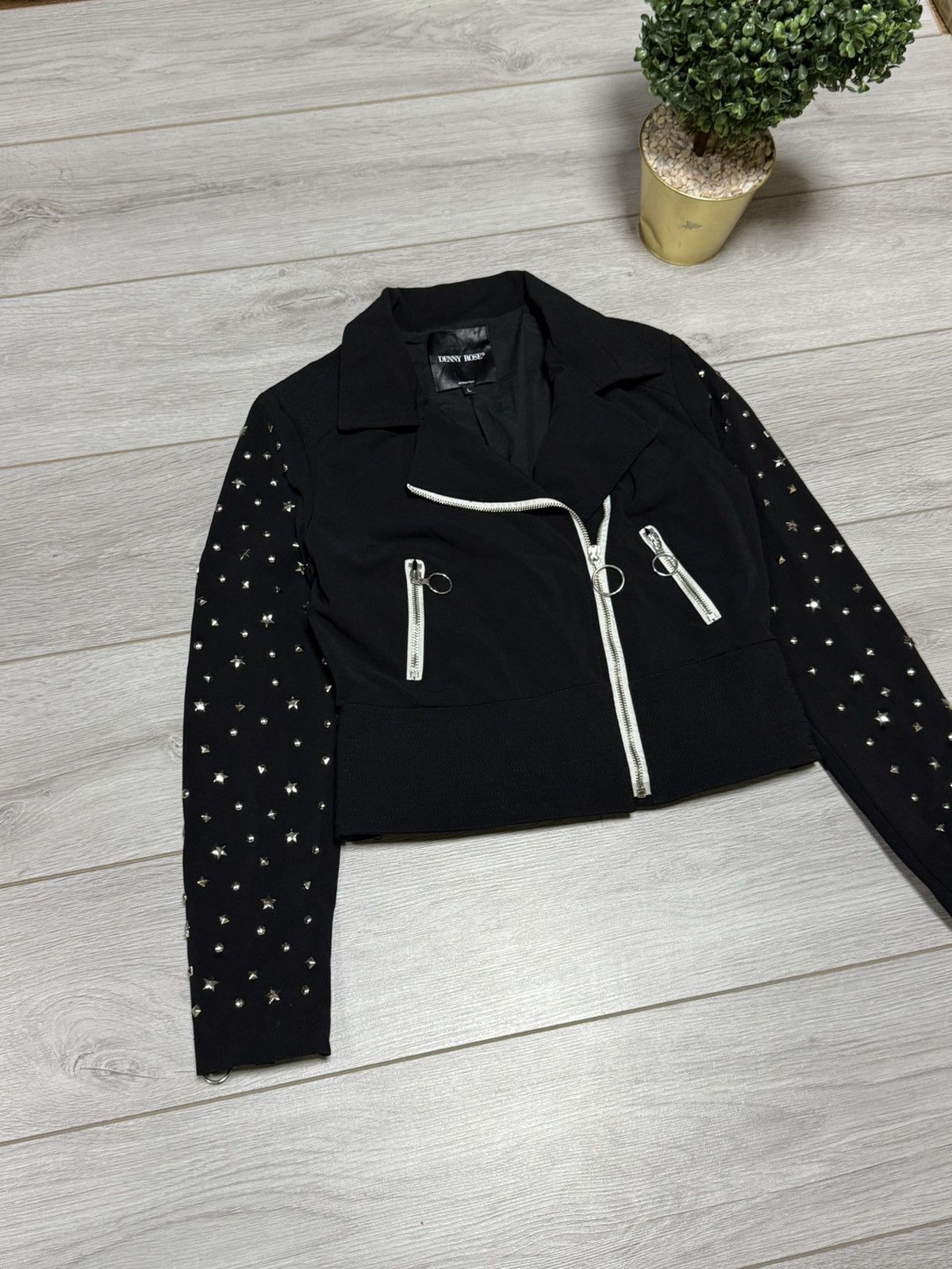 Other Denny Rose studded stars Jacket zip designer jkde eb0 Size L / US 10 / IT 46 - 3 Thumbnail