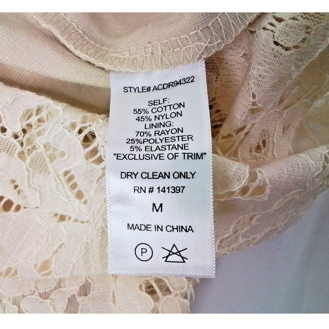 ASTR The Label Astr Lace Dress Women's Medium Off-White NWT Size M / US 6-8 / IT 42-44 - 6 Thumbnail