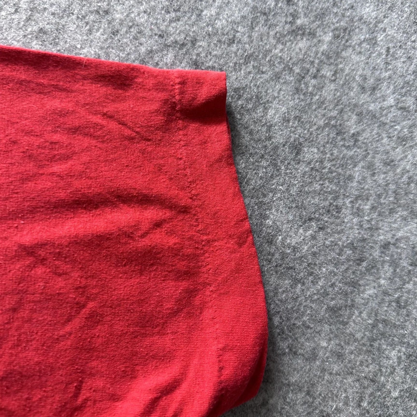 Logo 7 VINTAGE Fire Escape Jesus Shirt Mens L Red Graphic Tee Script Logo Religious Crewneck Size US L / EU 52-54 / 3 - 4 Thumbnail
