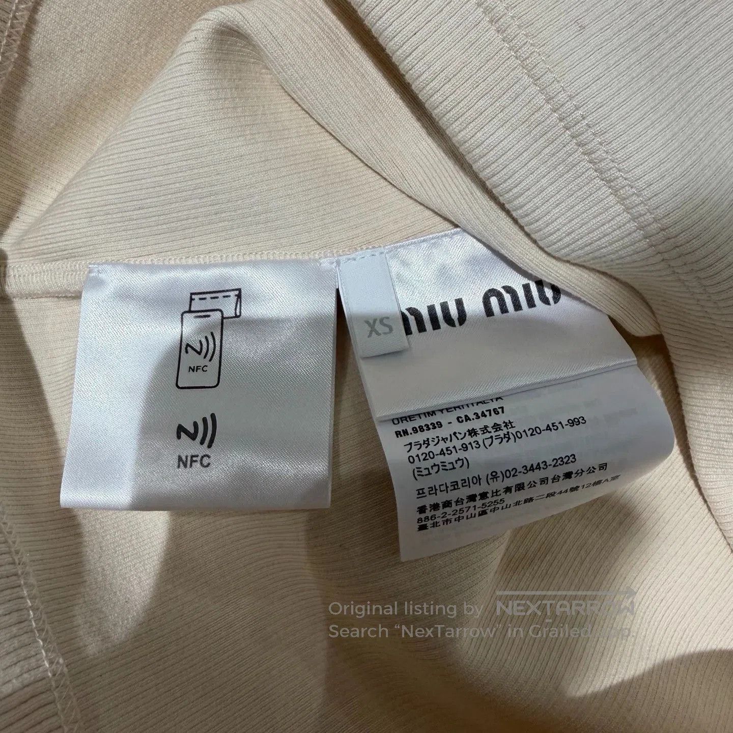 Miu Miu MiuMiu 24SS Colorblock Small Logo Knit Camisole. Size XS / US 0-2 / IT 36-38 - 4 Thumbnail