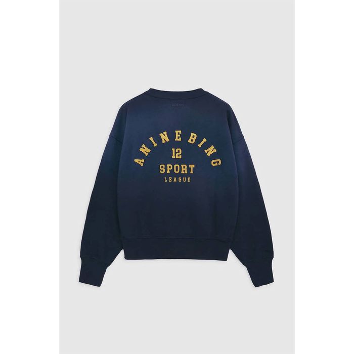 Anine Bing Sport Rod Sweatshirt League In Navy Grailed