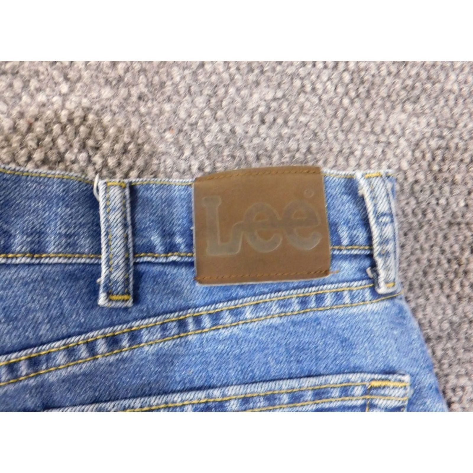 Lee Lee Jeans Mens Straight Jeans 40x30 Blue Regular Fit Denim Cotton Zip Pockets 27in Inseam Regular Rise Mid 10-12in Theme American Mens Size US 40 / EU 56 - 6 Thumbnail