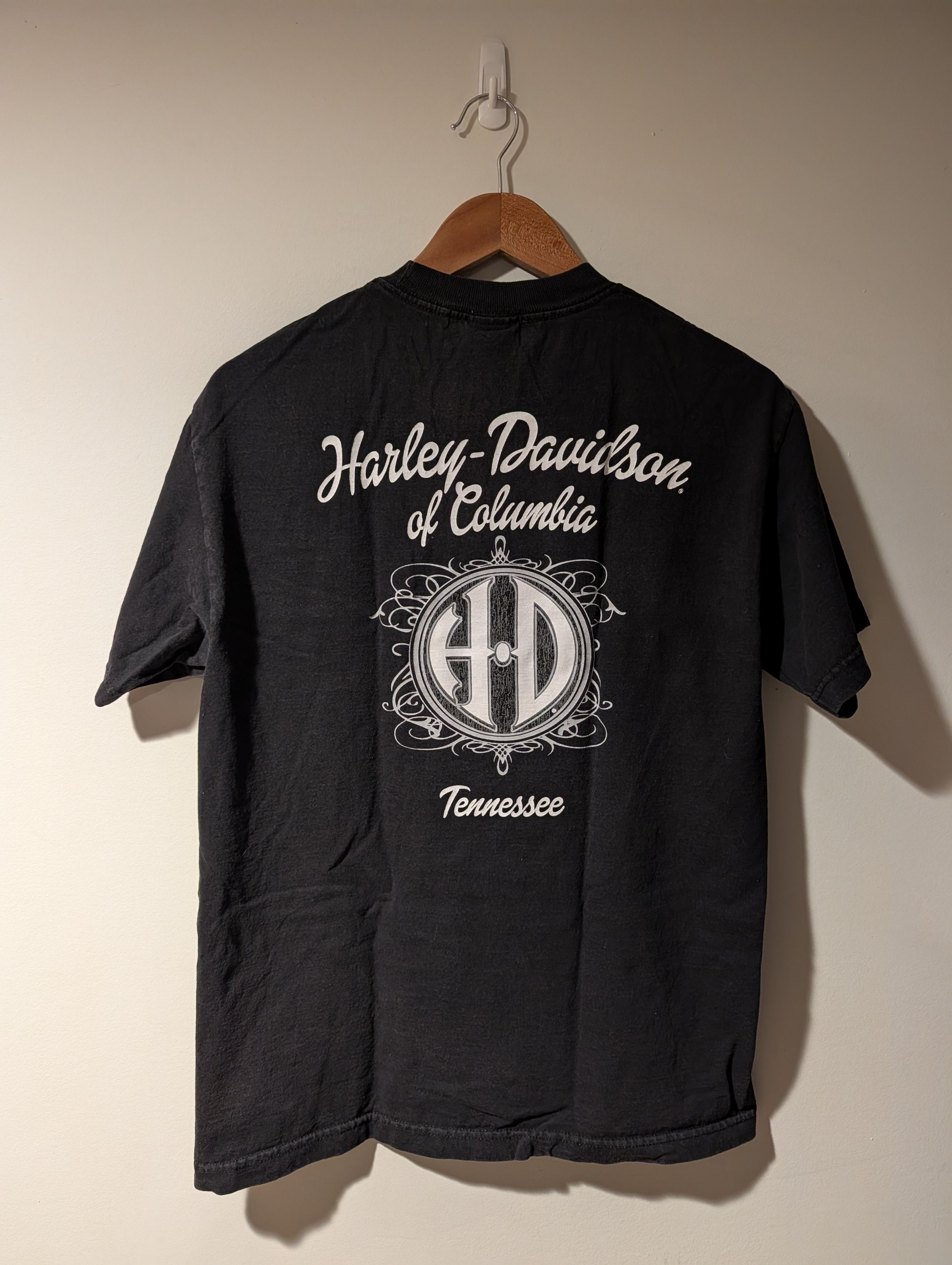 Harley Davidson Vintage 2014 Harley Davidson Motorcycle Jester Clown T-Shirt Size US M / EU 48-50 / 2 - 5 Thumbnail