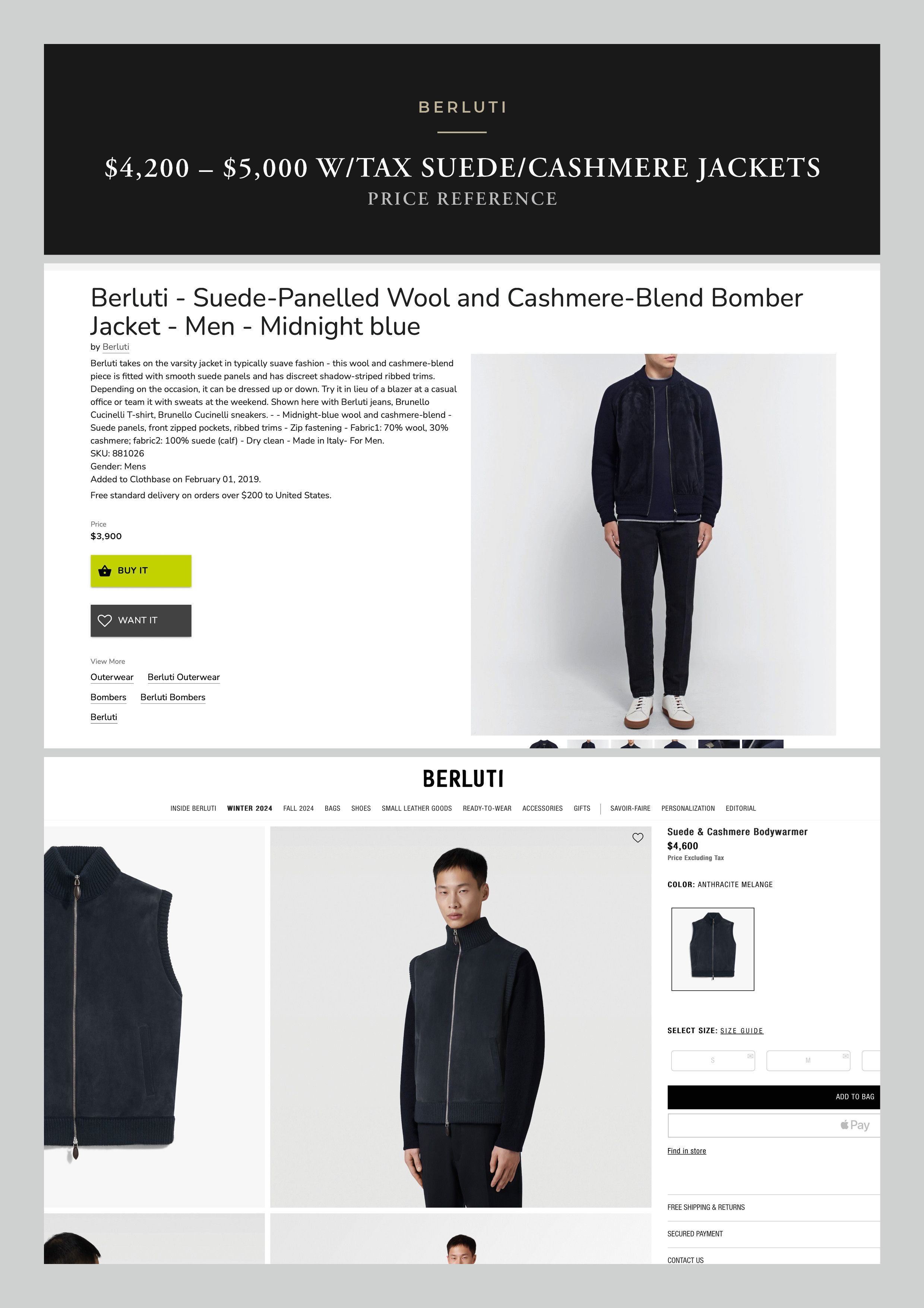 Berluti Fits L, Rare Haider (new designer of TOM FORD) Suede Knit Size US XL / EU 56 / 4 - 10 Thumbnail