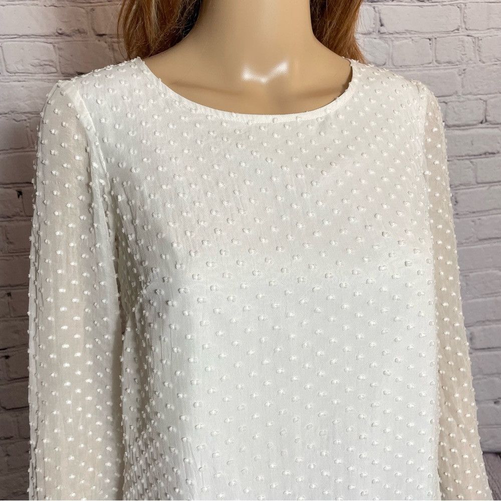 Other STS Sail To Sable White Silk Long Sleeve Tassel Blouse Size Size XXS / US 00 / IT 34 - 2 Thumbnail