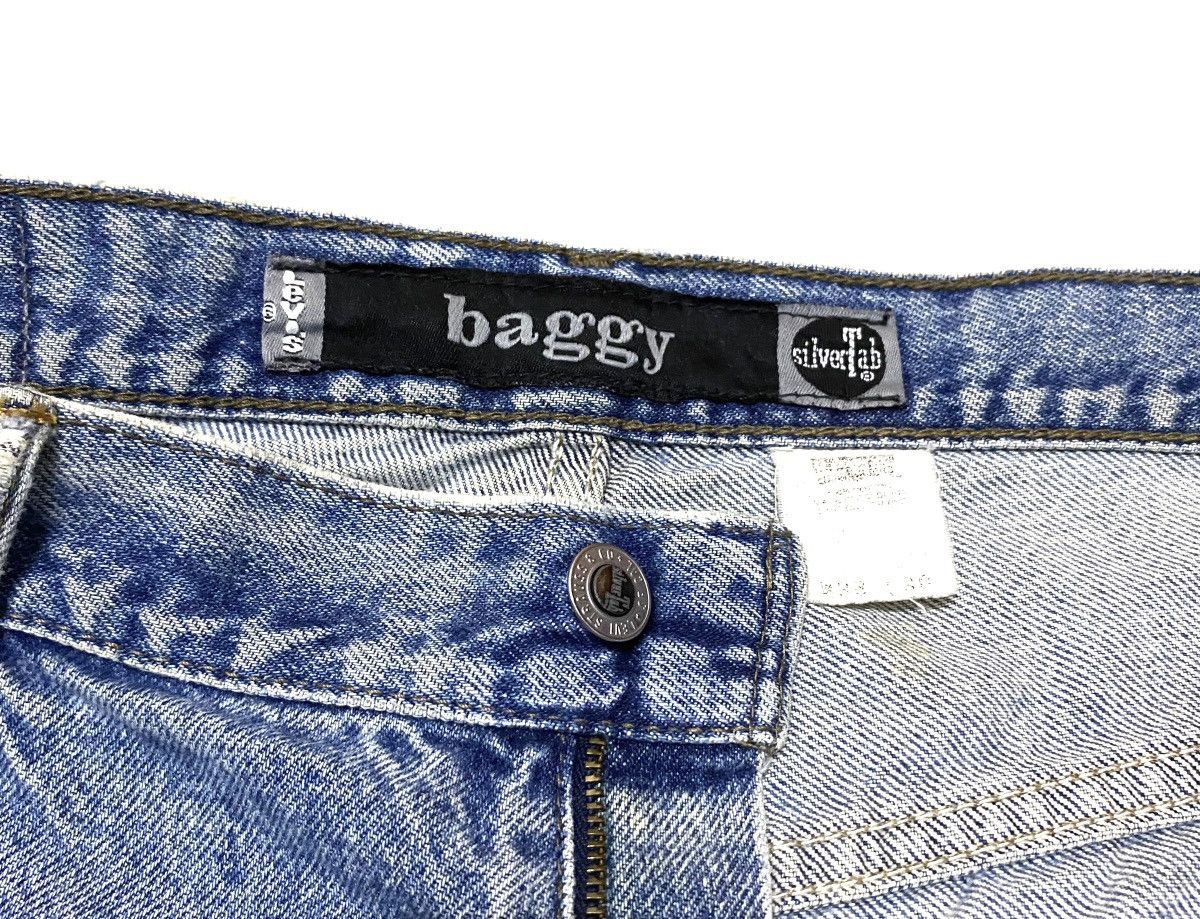 Levi's Very Rare Design Vintage Levis SilverTab Baggy Jeans 2000s Size US 38 / EU 54 - 7 Thumbnail