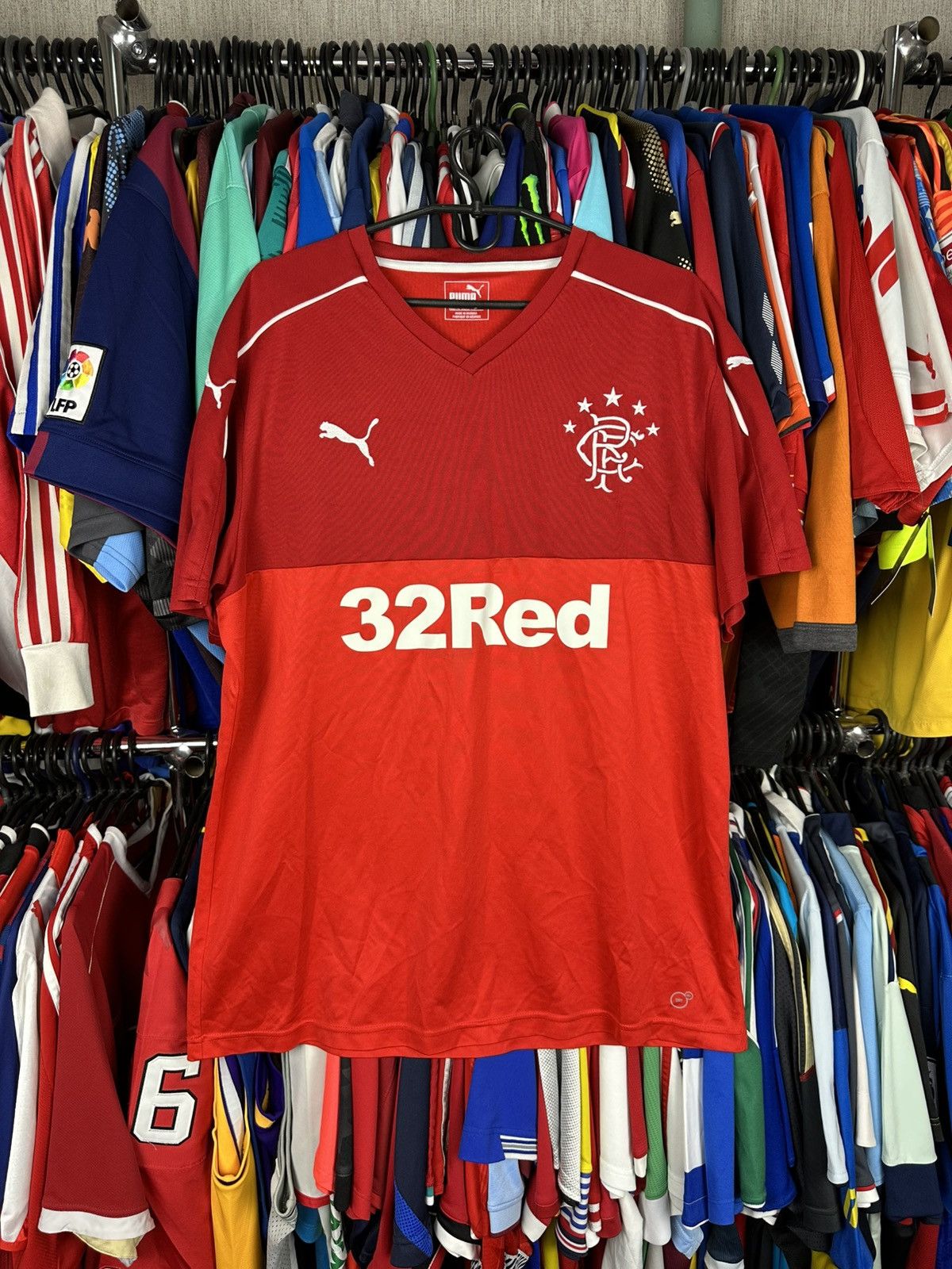 Puma GLASGOW RANGERS 2017-18 FOOTBALL JERSEY PUMA SHIRT SOCCER Size US XXL / EU 58 / 5 - 1 Thumbnail