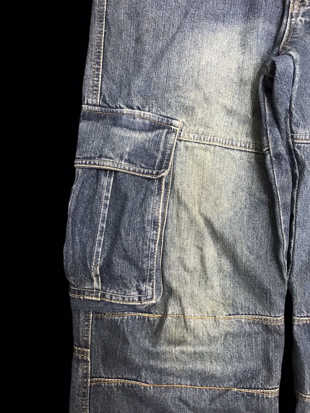 Vintage 💥BAGGY💥VINTAGE PIKO SURF CARGO DENIM F348 Size US 30 / EU 46 - 5 Thumbnail