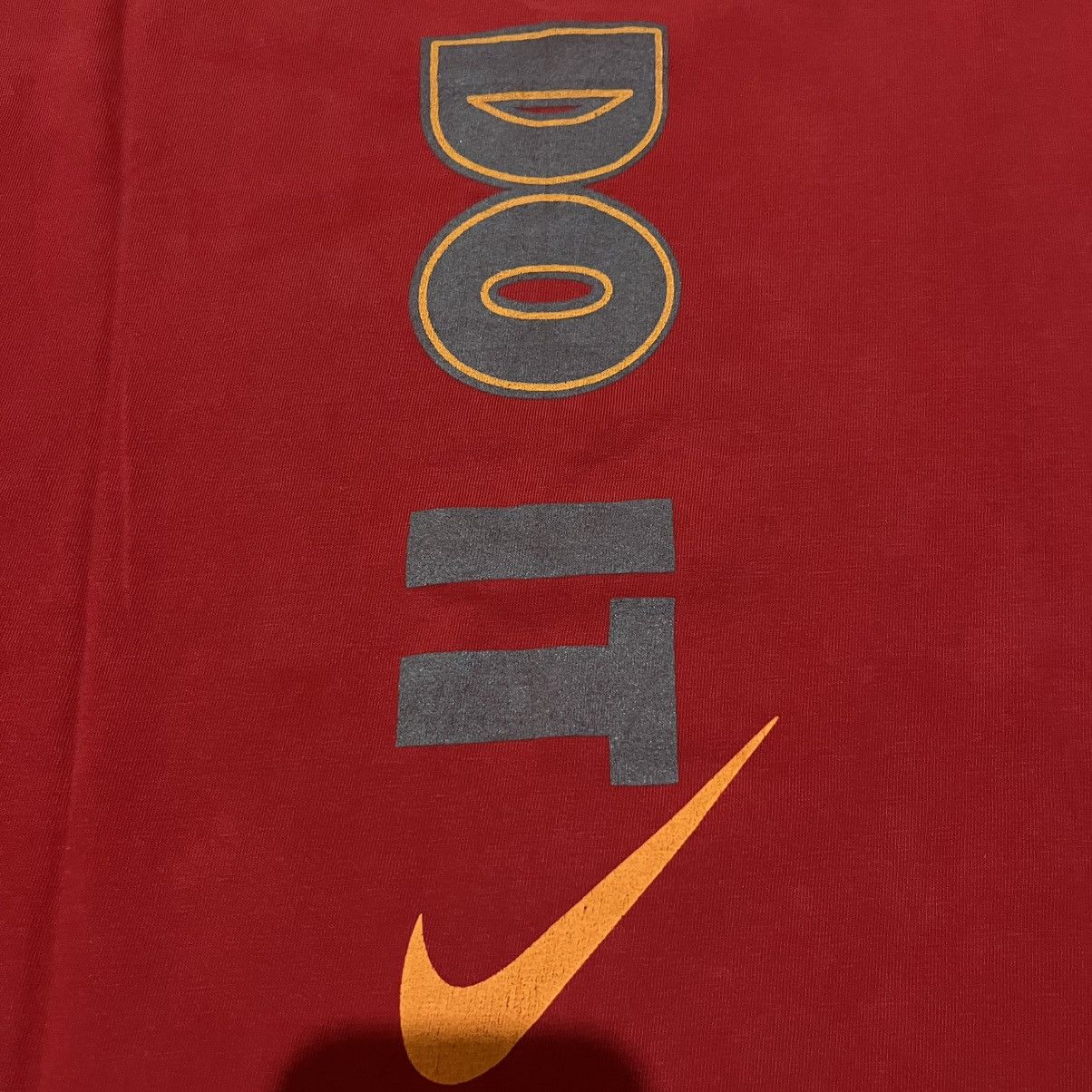 Nike × Vintage 90’s NIKE Vintage JUST DO IT Red Size US M / EU 48-50 / 2 - 4 Thumbnail