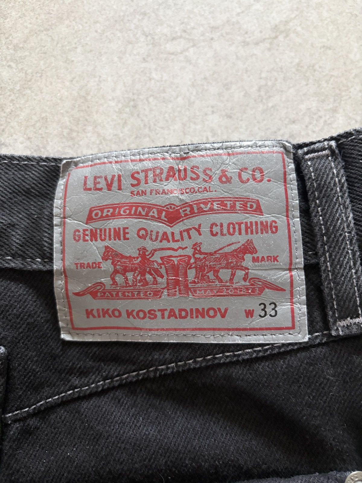 Kiko Kostadinov × Levi's Kiko Kostadinov x Levi’s 33x34 Articulate Knee Trouser FW24 Size US 33 - 5 Thumbnail