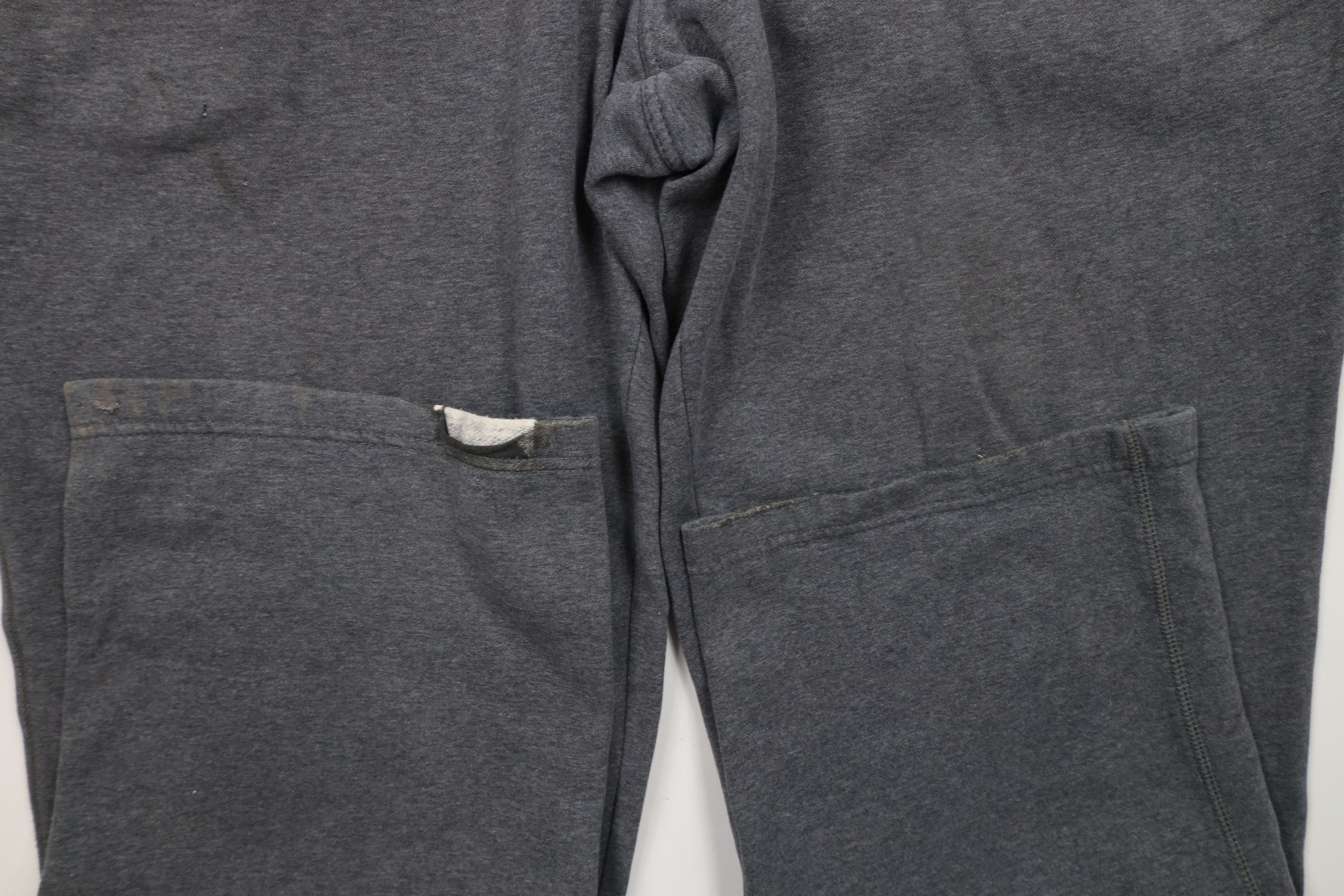 Nike × Vintage Vintage Nike Travis Scott Mini Swoosh Wide Leg Sweatpants Size US 40 / EU 56 - 8 Thumbnail