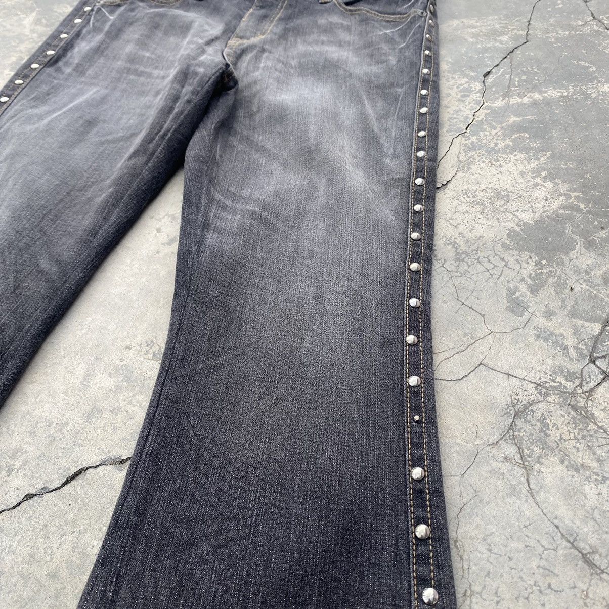 Japanese Brand Daily Topics Studded Flare Size US 31 - 3 Thumbnail