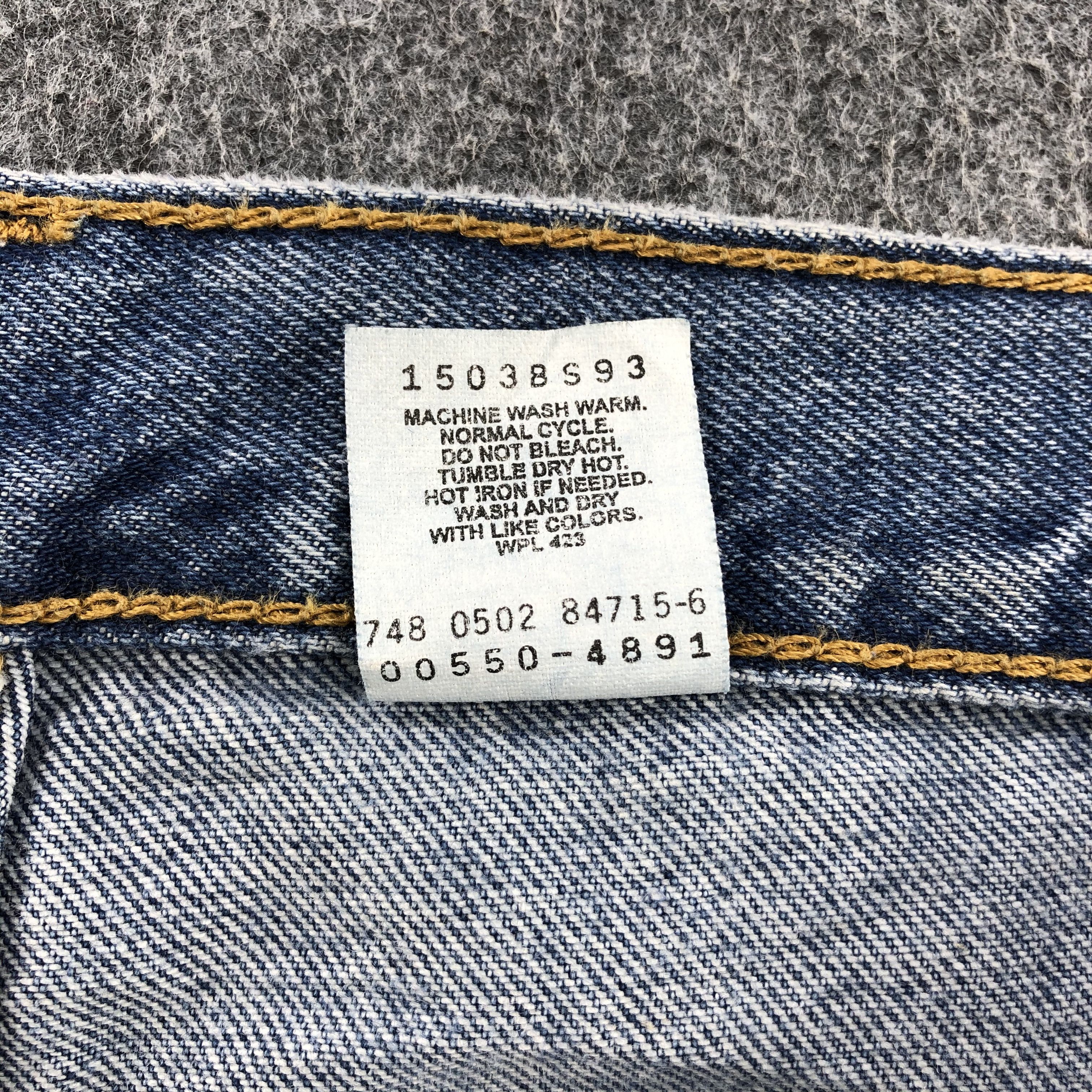 Levi's levis 550 Vintage Jeans Faded Blue Denim-J1015 Size US 39 - 11 Thumbnail
