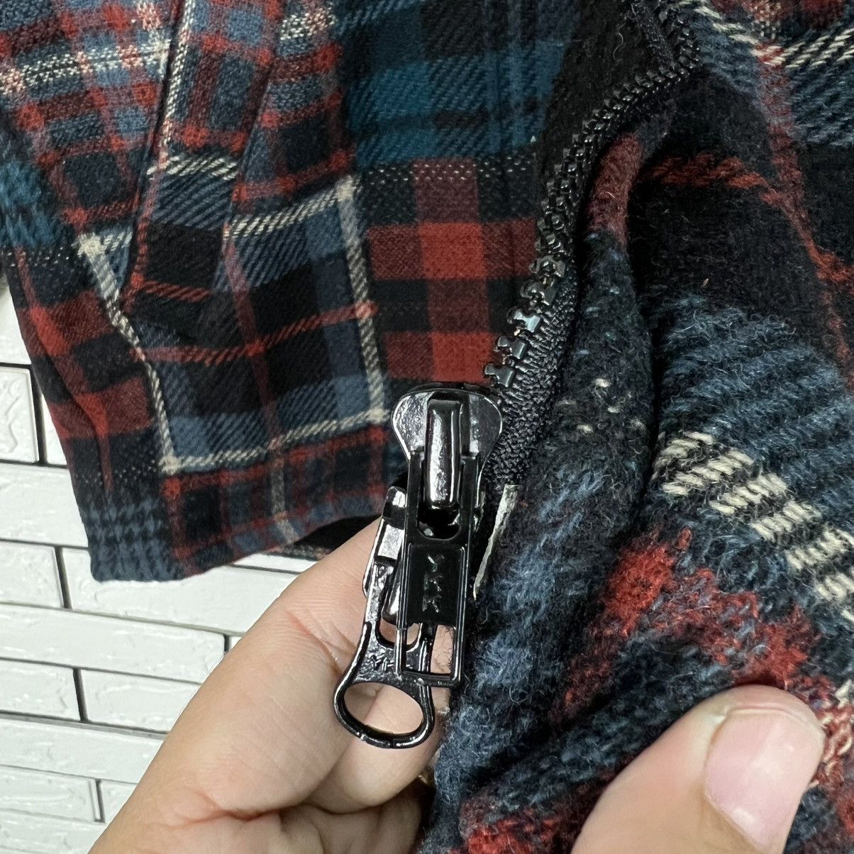Vintage 80s BIG SHEPHERD Feathertop Checked Hooded Jacket #4130-C188 Size US M / EU 48-50 / 2 - 11 Thumbnail
