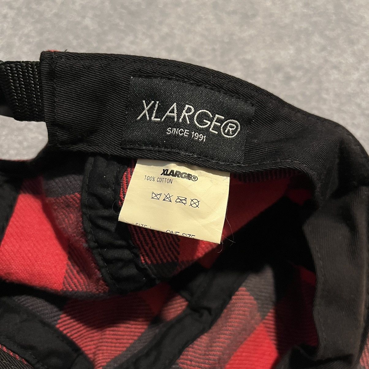 X-LARGE Vintage X-Large Store Gorilla Ape Plaid Flannel Hat Japanese Size ONE SIZE - 6 Thumbnail