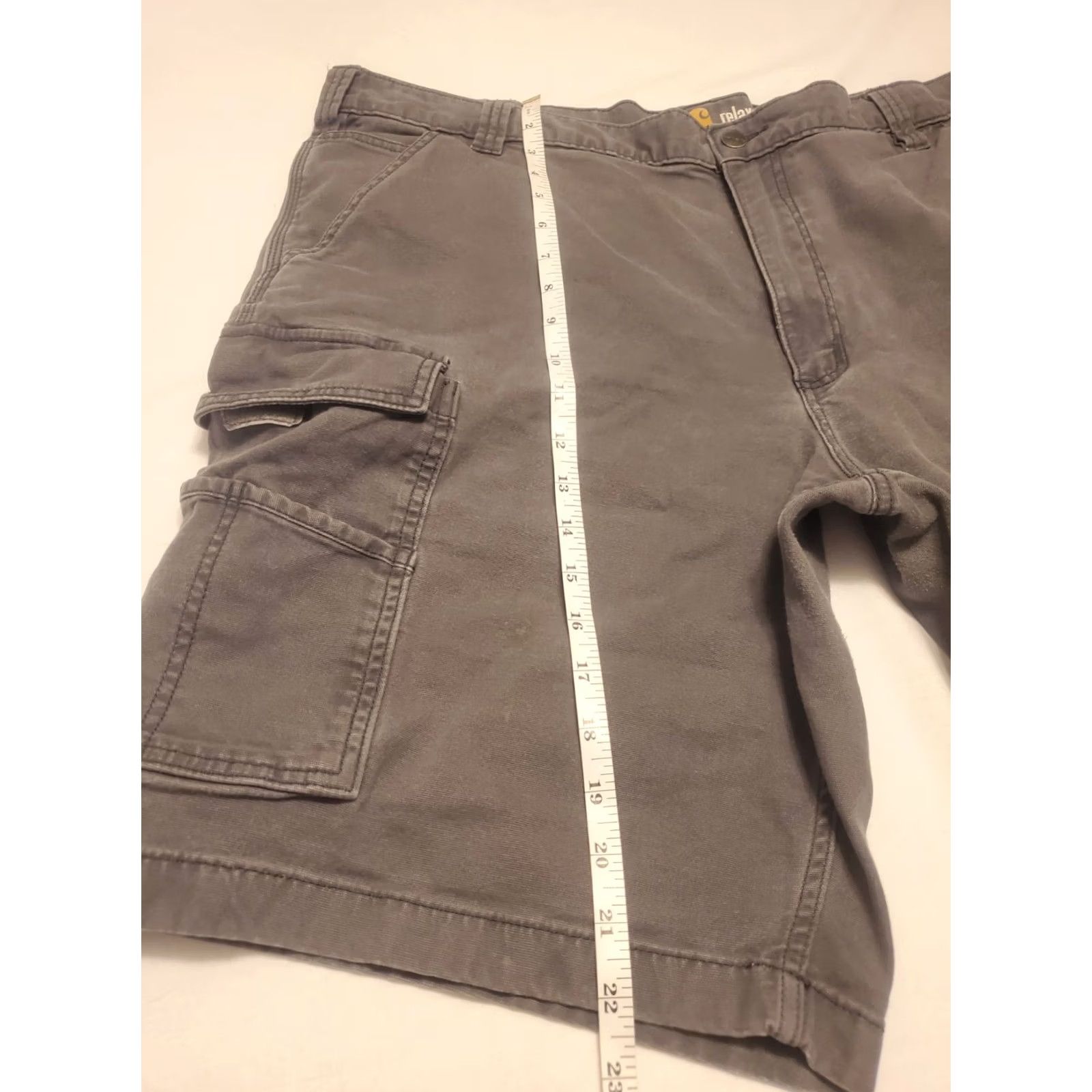 Carhartt Carhartt Mens Gray Canvas Cargo Shorts Relaxed Fit Work Utility Pockets Sz 40 Size US 40 / EU 56 - 5 Thumbnail