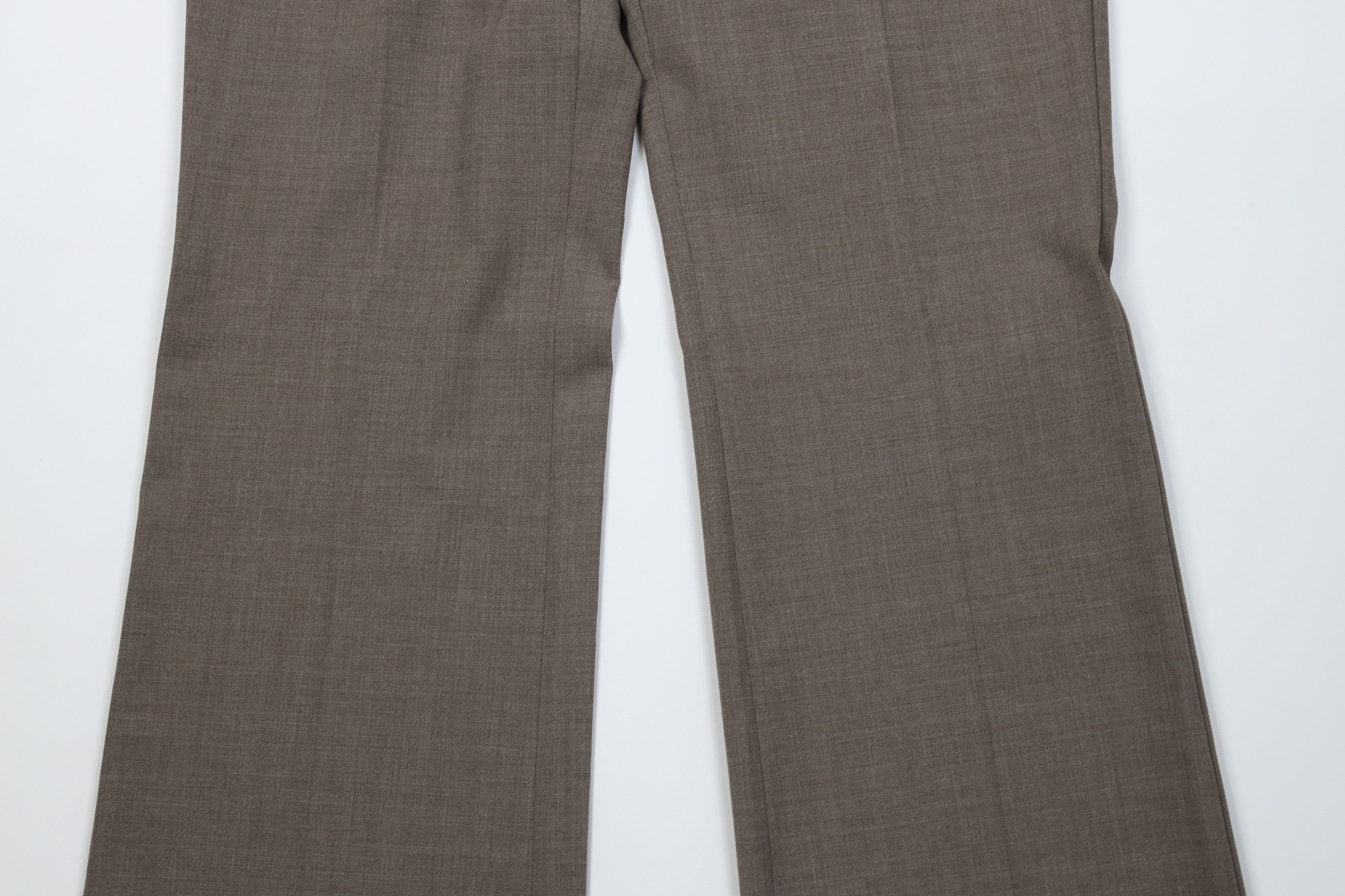 Express Deadstock Vtg Y2K Express Editor Wide Leg Chino Pants Size 32" / US 10 / IT 46 - 3 Thumbnail