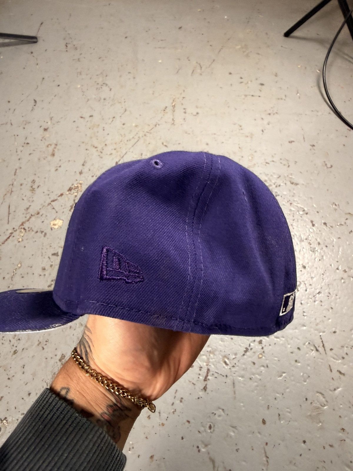 New Era Retro Purple Toronto Blue Jays Fitted Hat Size ONE SIZE - 6 Thumbnail