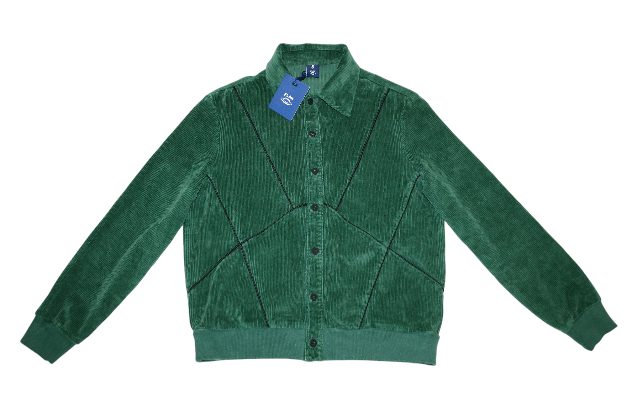 Other Flan Labs Corduroy Unlined Varsity Jacket Size US M / EU 48-50 / 2 - 2 Thumbnail