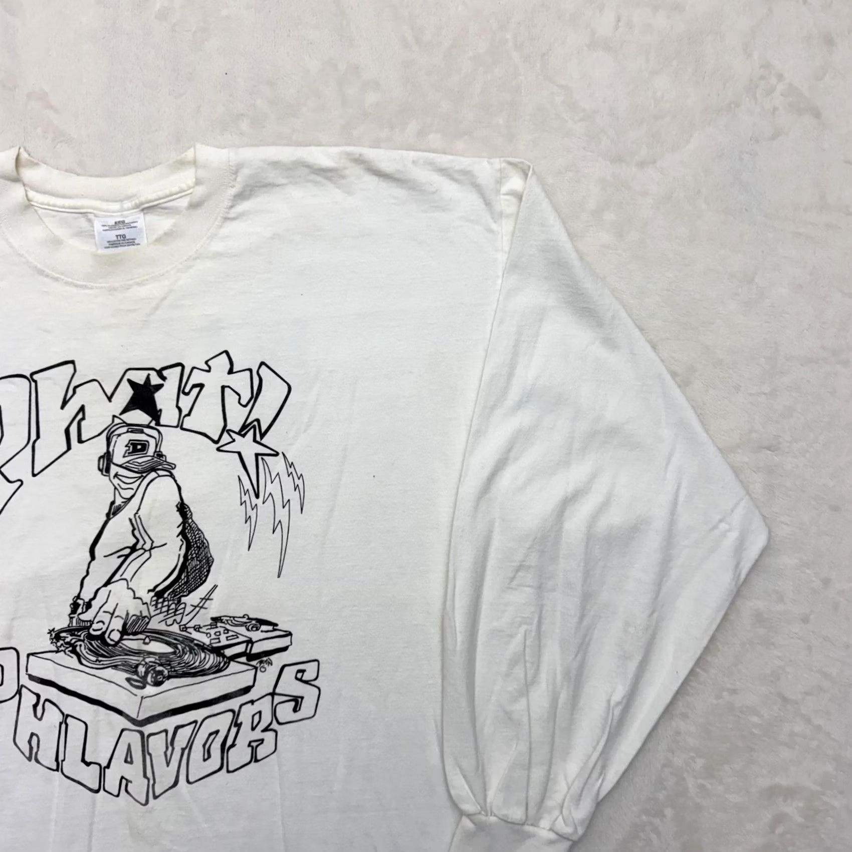 Vintage Alleyway Phat Phlavors Shirt Mens 2XL White Long Sleeve DJ Mixtape Hip Hop Shirt Mens 2XL White Long Sleeve Graphic Print Crew Neck Cotton N/A Size US XXL / EU 58 / 5 - 4 Thumbnail