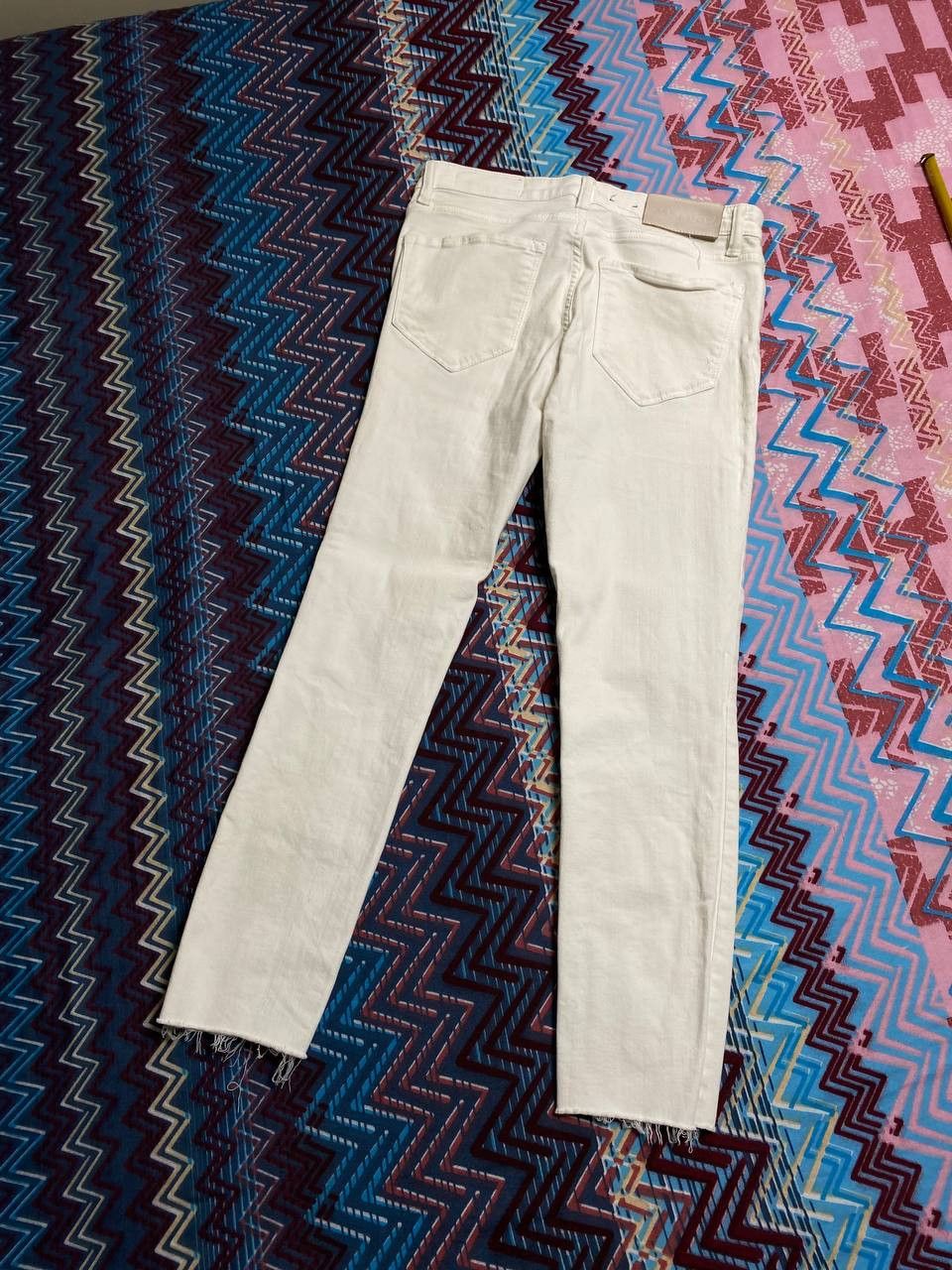 Allsaints Allsaints jeans white vintage crazy Y2K size 28 streetwear Size 28" / US 6 / IT 42 - 23 Thumbnail
