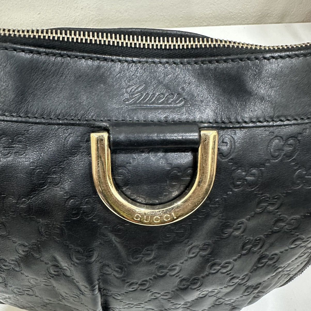 Gucci ‼️LD‼️ GUCCI GUCCISSIMA LEATHER ABBEY D RING CROSSBODY BAG 2 Size ONE SIZE - 7 Thumbnail