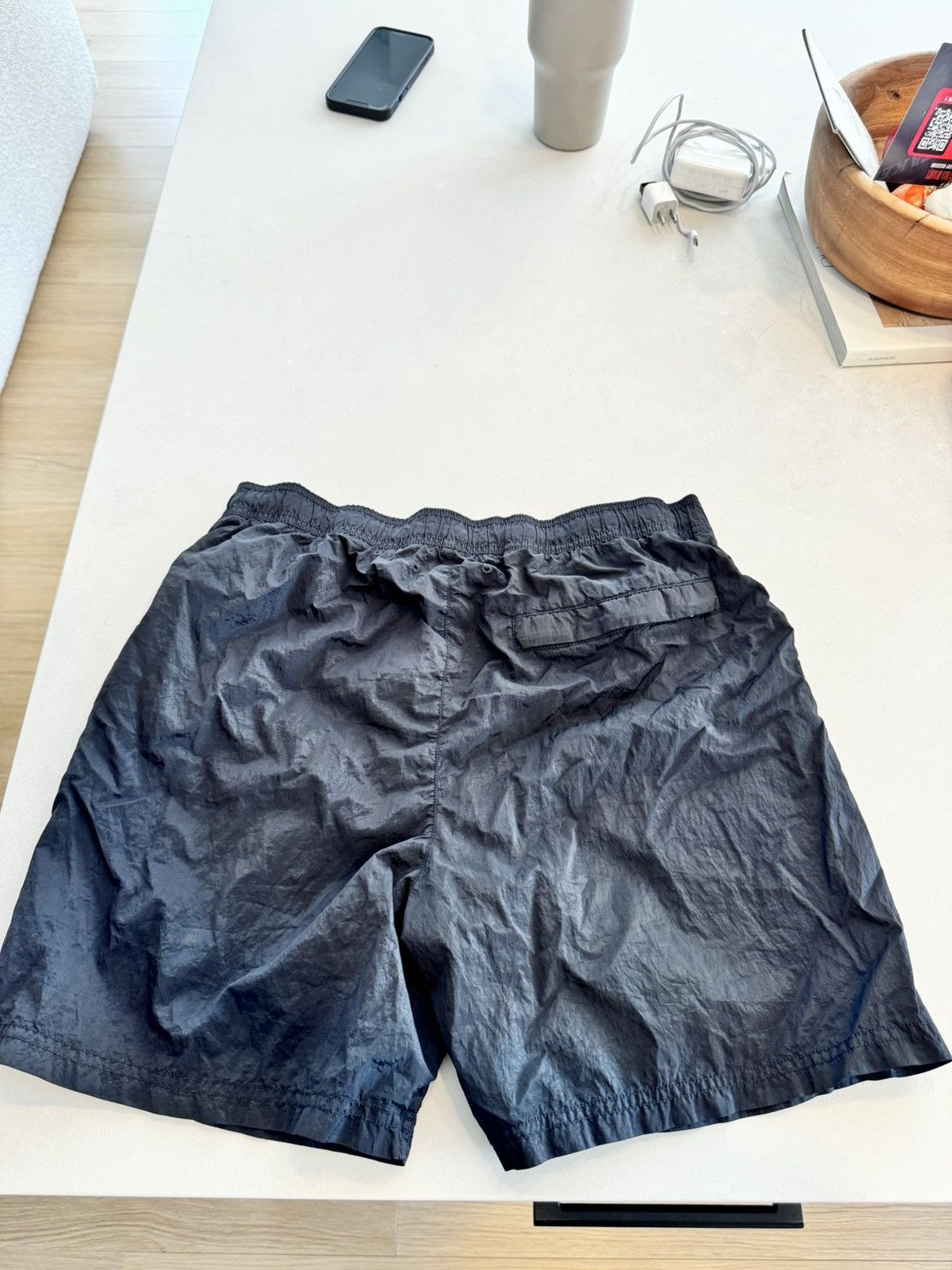 Stone Island Stone Island Black Nylon Swim Shorts Size US 30 / EU 46 - 2 Thumbnail