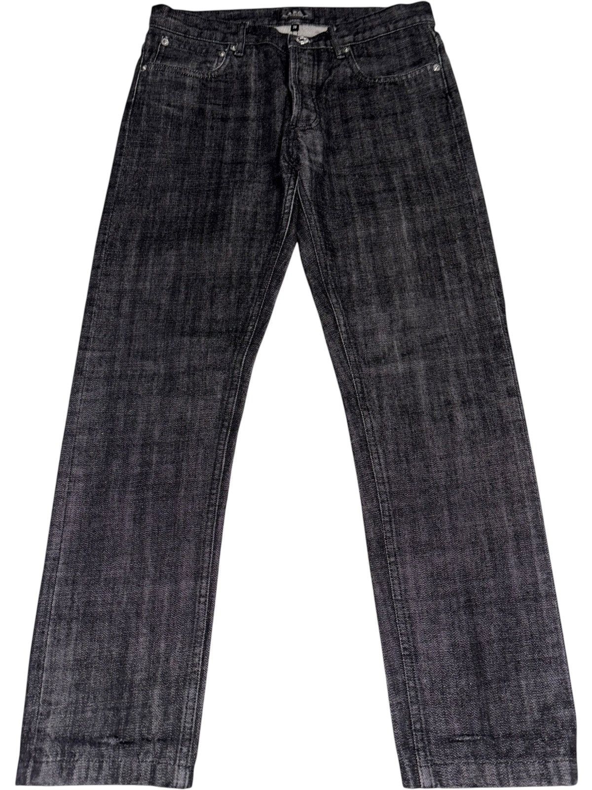 A.P.C. 28 APC Petit New Standard Black Raw Denim Jeans avant garde Size US 28 / EU 44 - 1 Thumbnail
