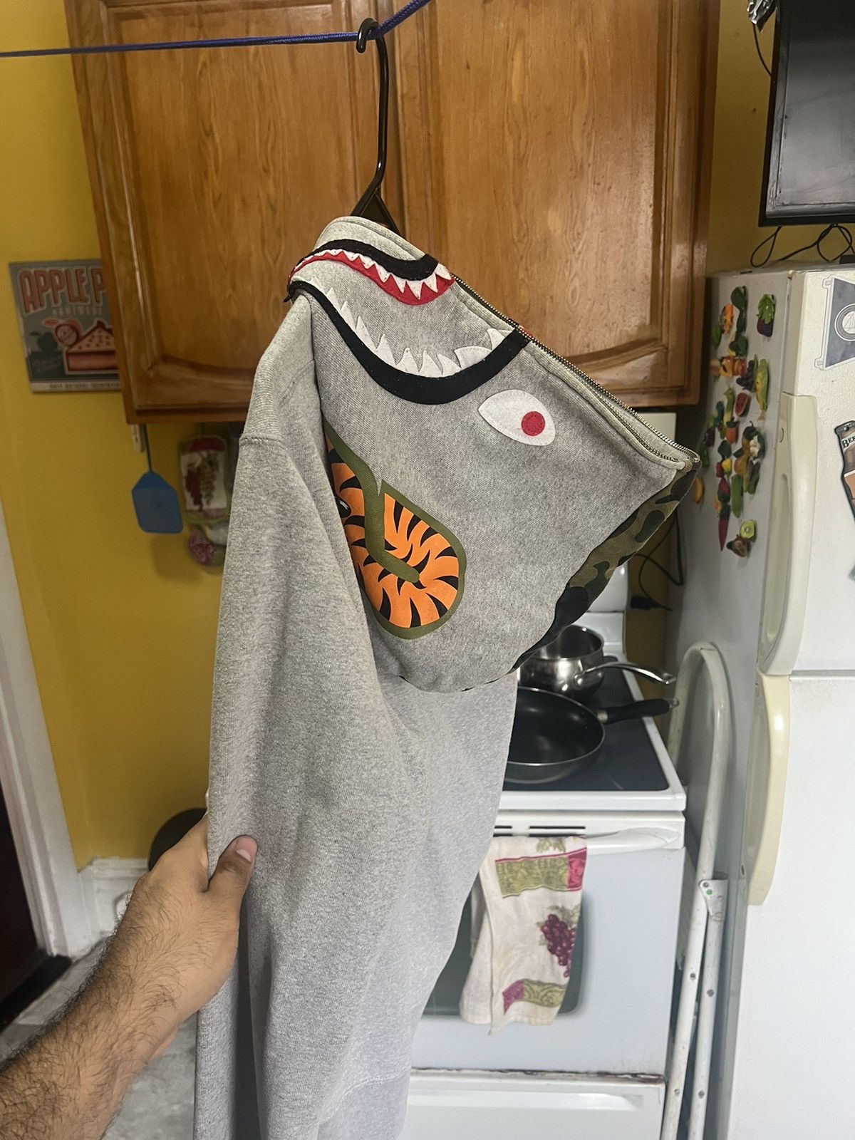 Bape 1st Camo Shark Full Zip Hoodie Size US L / EU 52-54 / 3 - 3 Thumbnail