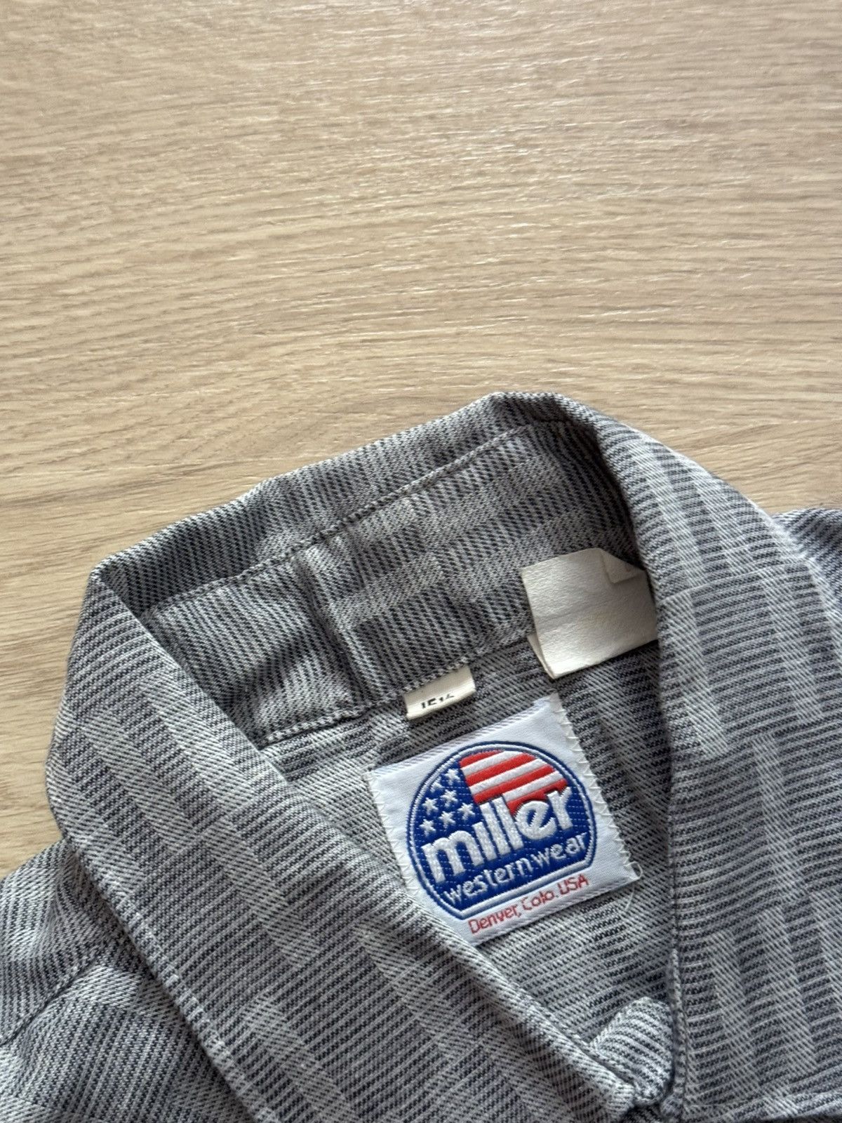 Vintage Vintage 90’s Miller Made In USA Western Short Sleeve Shirt Size US M / EU 48-50 / 2 - 5 Thumbnail