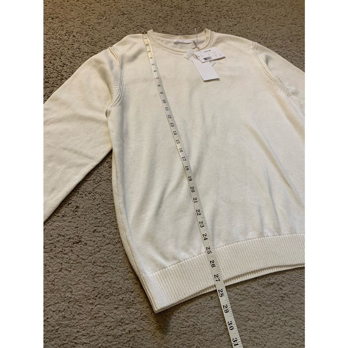 Helmut Lang HELMUT LANG LOGO CREW KNIT Size US L / EU 52-54 / 3 - 7 Thumbnail