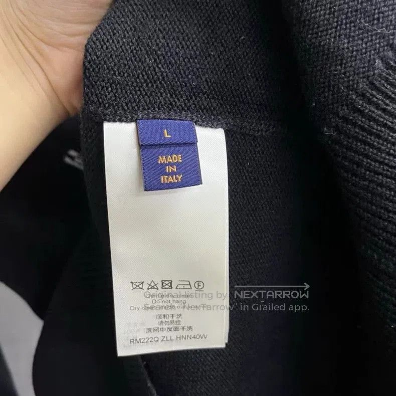 Louis Vuitton Louis Vuitton Black Clock Intarsia Sweater. Size US L / EU 52-54 / 3 - 4 Thumbnail