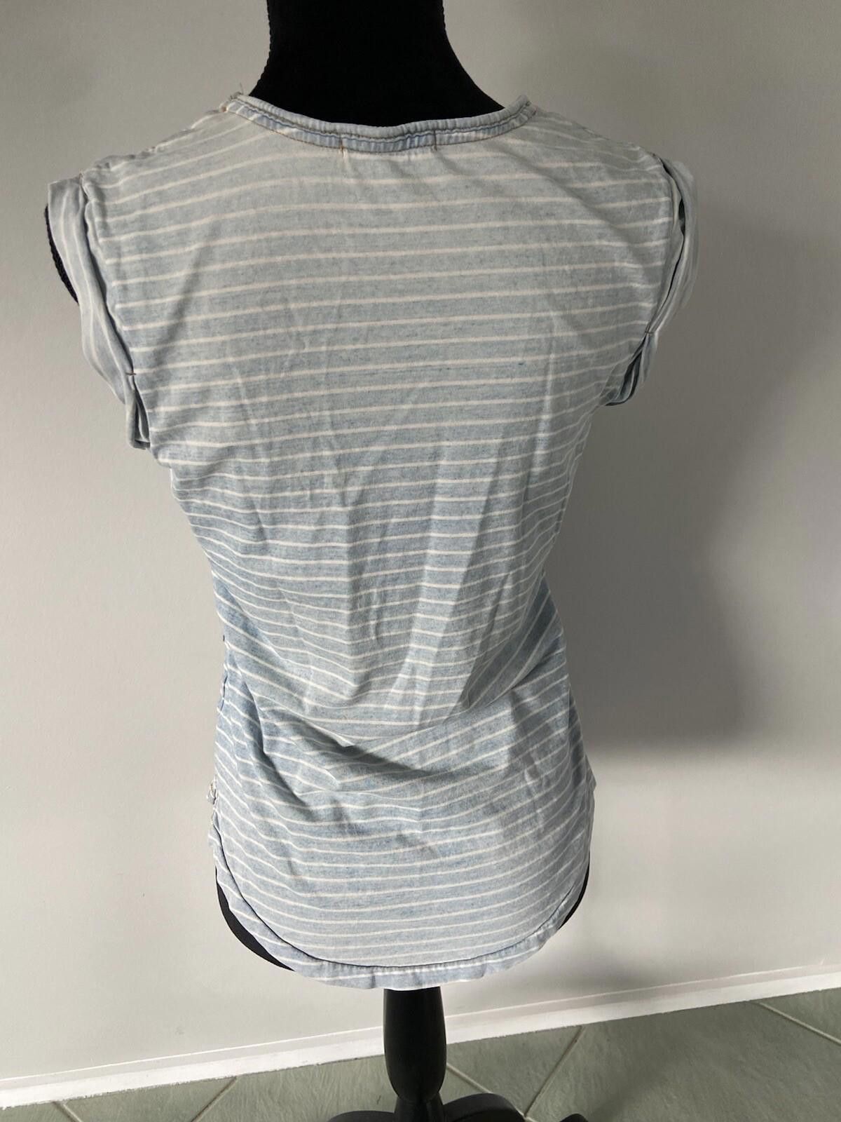 Rusty RUSTY T-shirt Womens Blue & White Striped - Size 8 Size S / US 4 / IT 40 - 7 Thumbnail